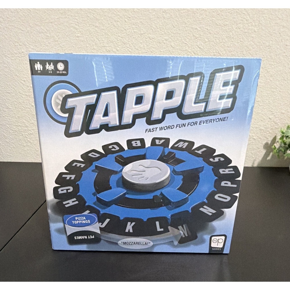 NEW Pressman Tapple Fast-Paced Word Game w/ Timer, 2+ Players, Ages 8+